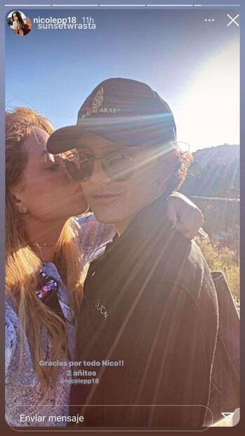 Nicole Peña celebra dos años de noviazgo con Alejandro Espinosa