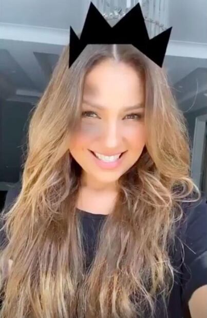 Thalía presume el filtro de su personaje “María la del Barrio”