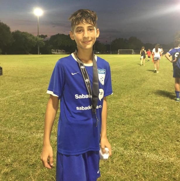 Santiago, hijo de Rafa Márquez, de pequeño / Foto: Instagram