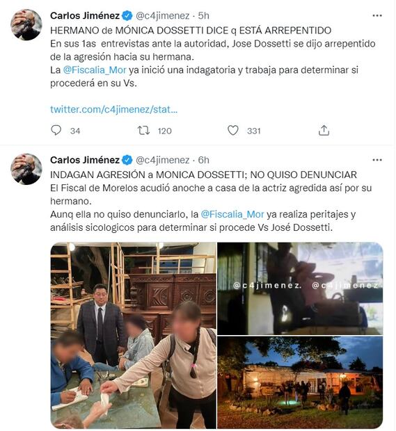 Mónica Dossetti defiende a su hermano tras golpiza 