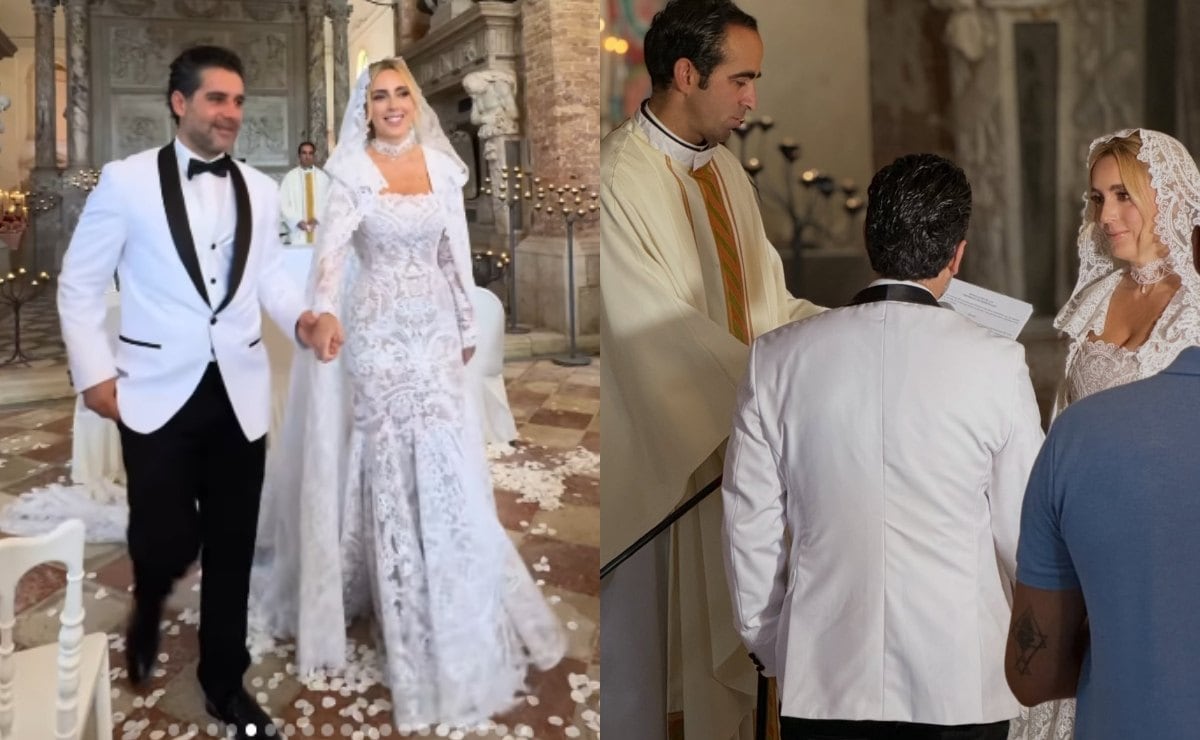 Fotos: Shanik Aspe y Mauricio Odiardi celebran romántica renovación de votos en Venecia