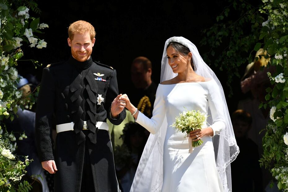 ¡Las primeras fotos de Harry y Meghan como marido y mujer!