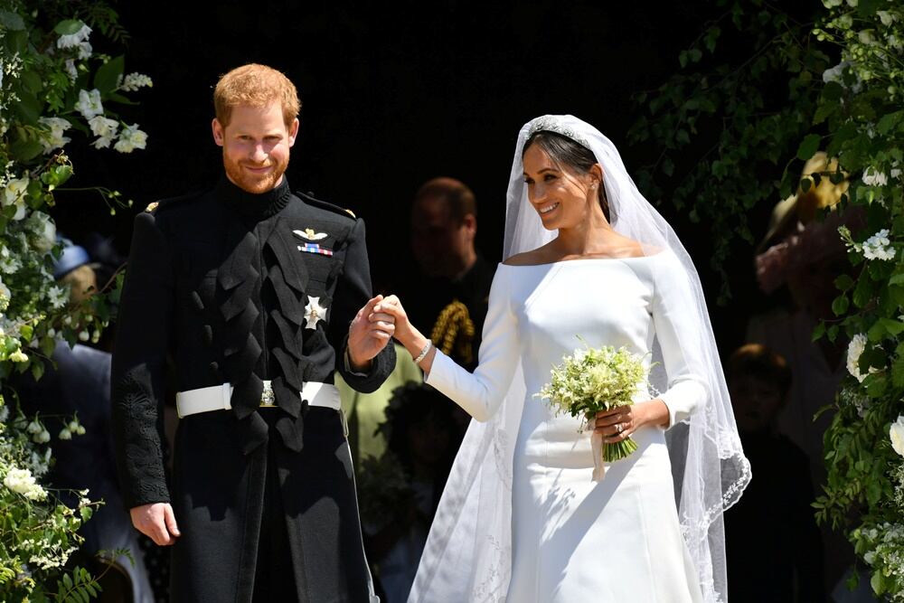 ¡Las primeras fotos de Harry y Meghan como marido y mujer!