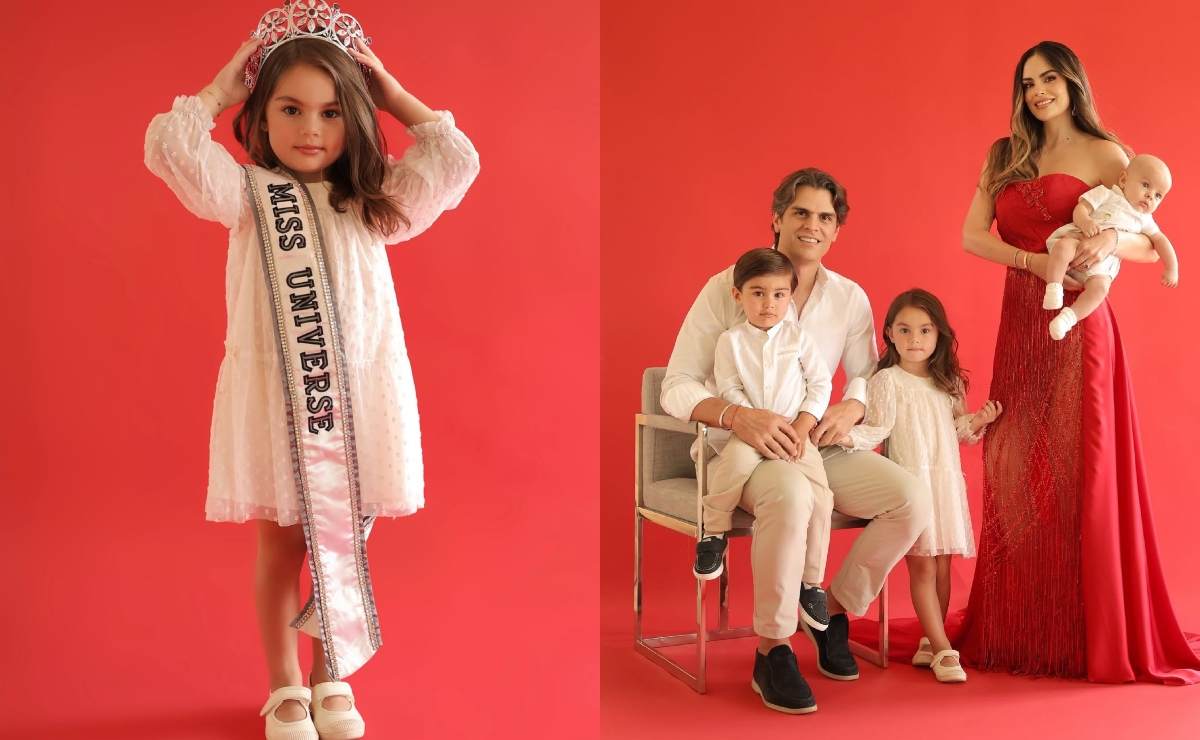 Ximena Navarrete y su familia / Foto: Especial @ximenanr