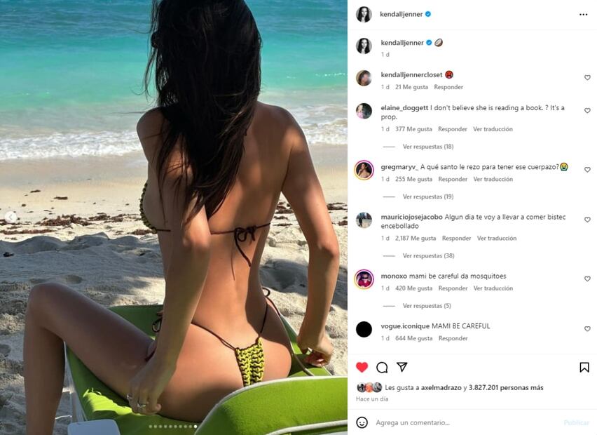 Las vacaciones de Kendall Jenner / Instagram