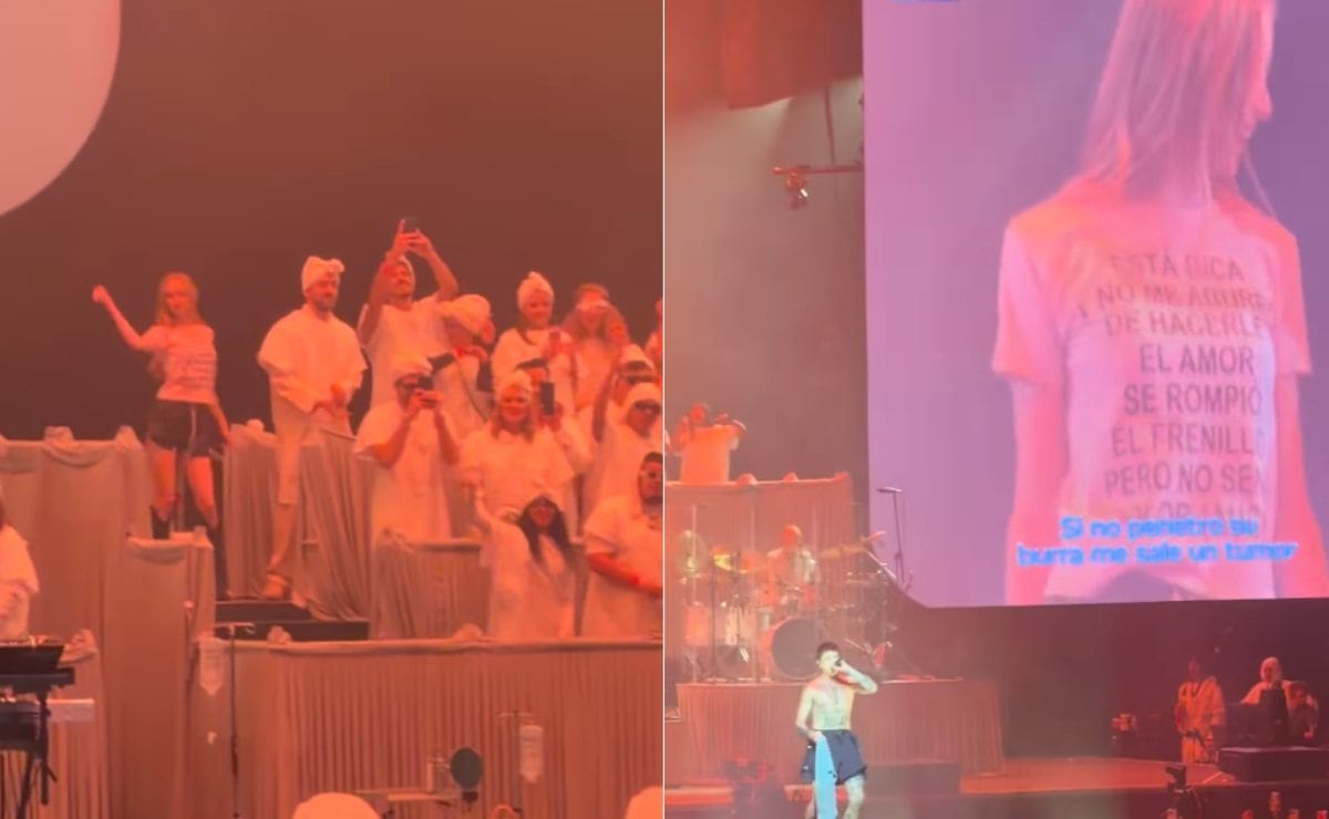 Loreto Peralta y más invitados en el concierto de Ca7riel & Paco Amoroso (Fotos: Instagram)