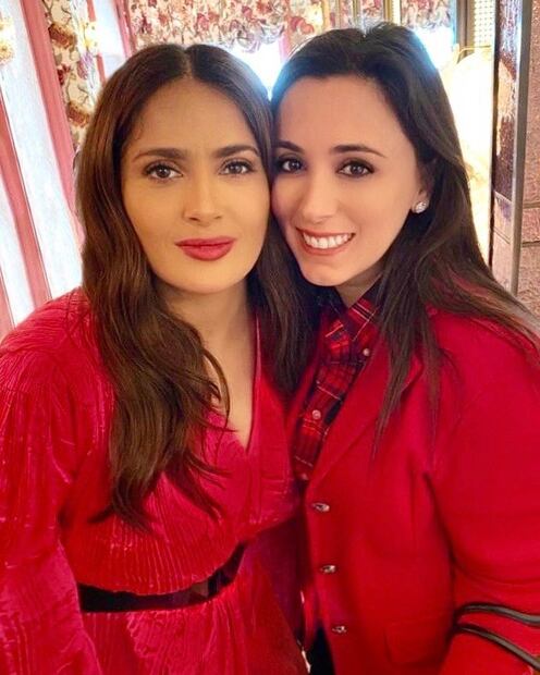 Salma Hayek y Hanna Jaff posan juntas en Londres 