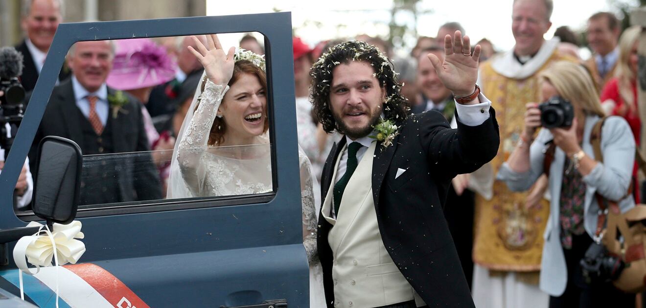 El amor de Kit Harington y Rose Leslie traspasó la serie ¡ya son esposos!