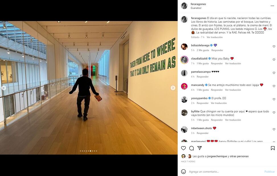 Fer Aragonés felicita a Gael García de la manera más tierna: "El día en que tú naciste, nacieron todas las cumbias"