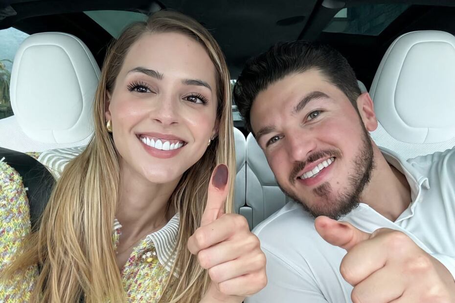Mariana Rodríguez y Samuel García. Foto: Cortesía
