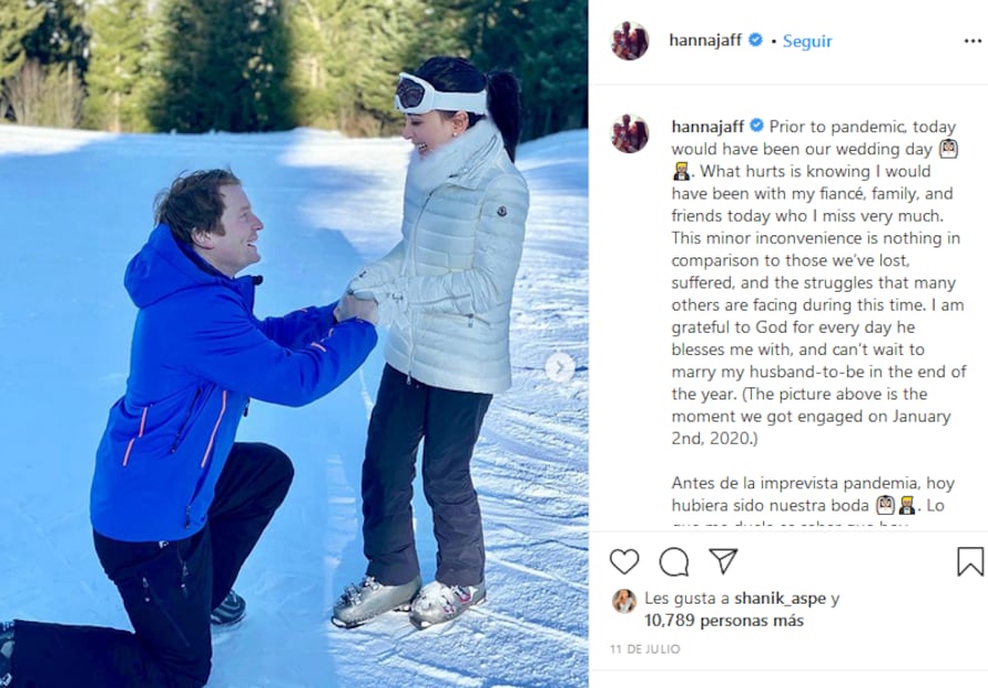 Hanna Jaff: conoce su espectacular anillo de compromiso 
