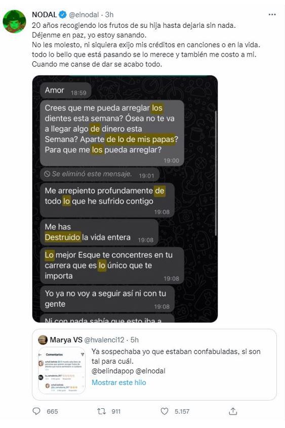 Christian Nodal dedica mensaje a "estafadora" tras ataques en redes sociales