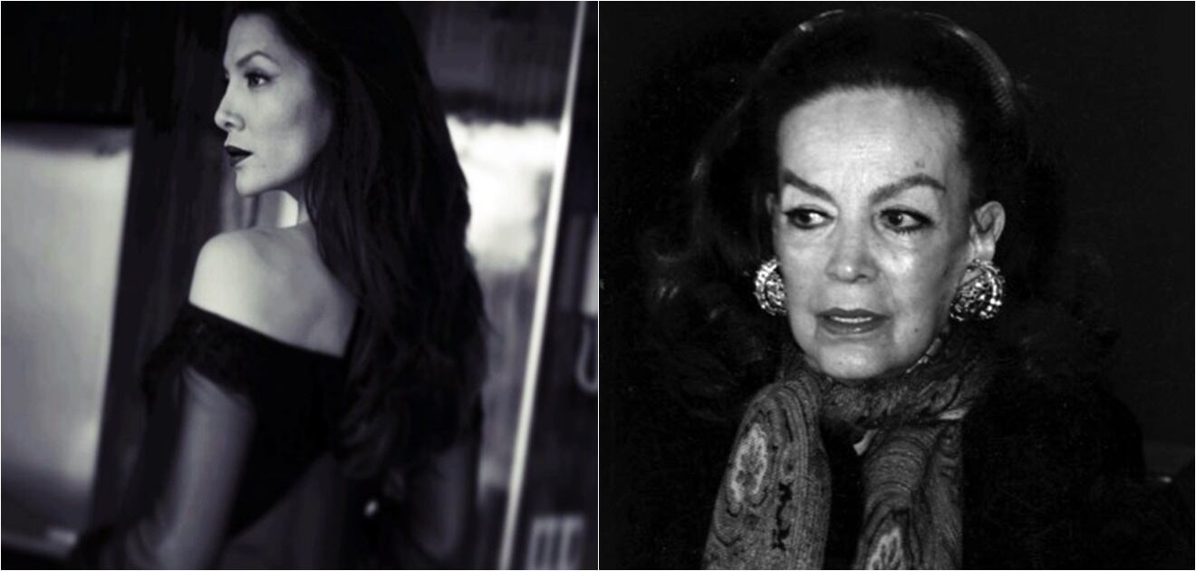 María del Carmen Félix heredó la sensualidad de su tía abuela María Félix. (Fotos: Archivo e Instagram)