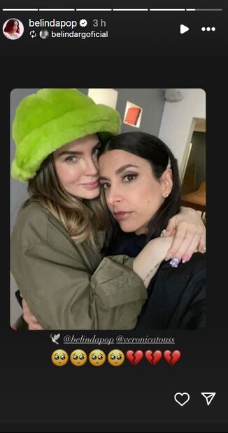 Belinda y Verónica Toussaint/Instagram