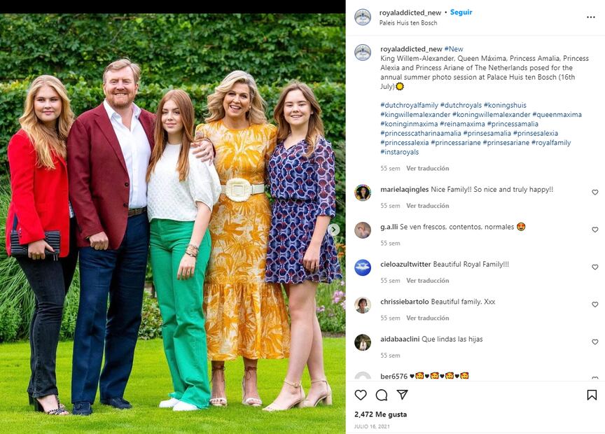 La princesa Amalia no irá a la Universidad de Ámsterdam por insultos misóginos