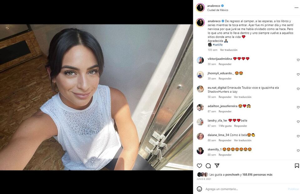Ana Brenda contreras nació en Texas y creció en Tamaulipas / Instagram