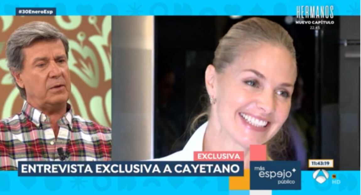 Cayetano Martínez y Genoveva Casanova/Captura de pantalla