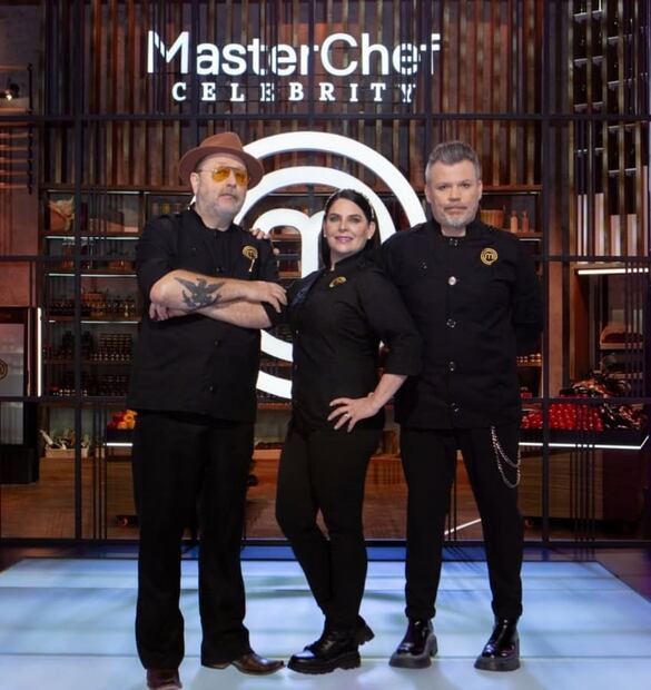 La chef Zahie Téllez con los chefs Adrián Herrera y Poncho Cadena / Foto: Instagram