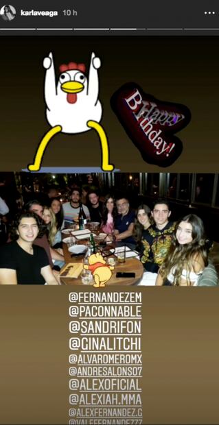 Alejandro Fernández festeja el cumpleaños de su novia en compañía de sus hijos 