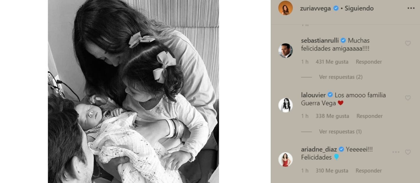 Foto: Ya nació Luka, el hijo de Zuria Vega y Alberto Guerra