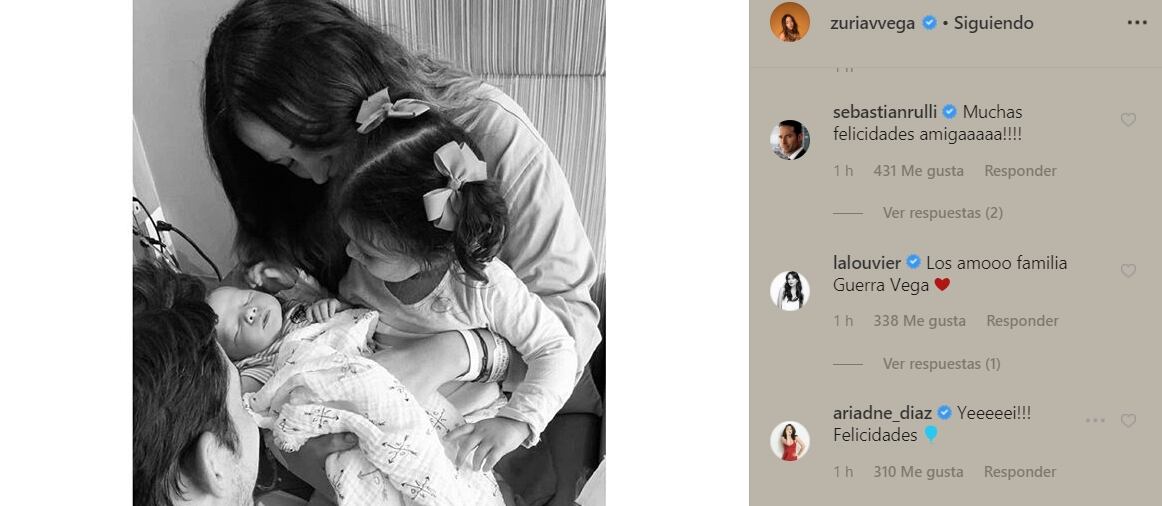 Foto: Ya nació Luka, el hijo de Zuria Vega y Alberto Guerra