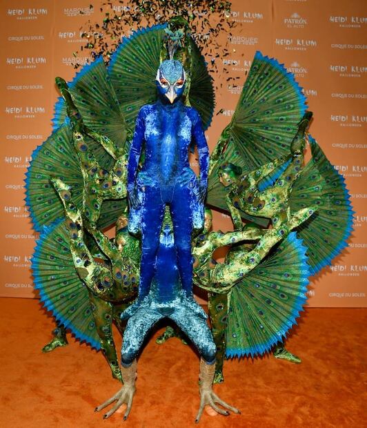Heidi Klum en su fiesta de Halloween 2023 / AP