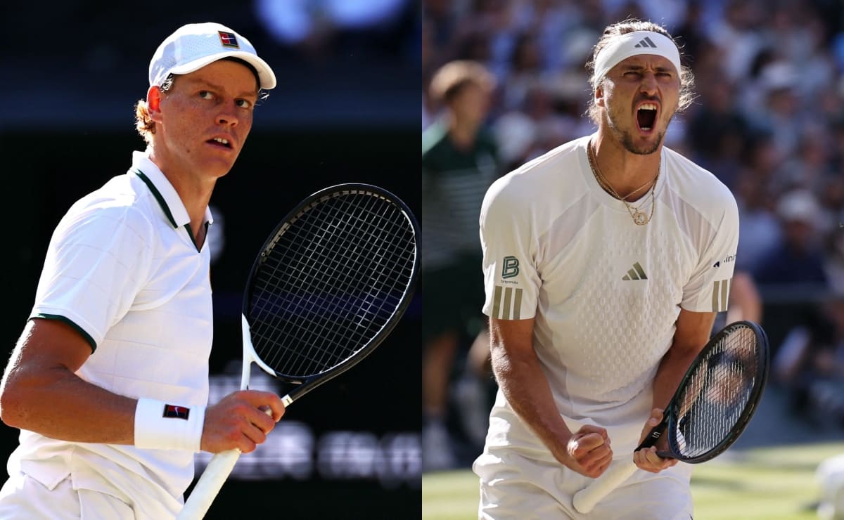 Jannik Sinner y Alexander Zverev. (Foto: AP)