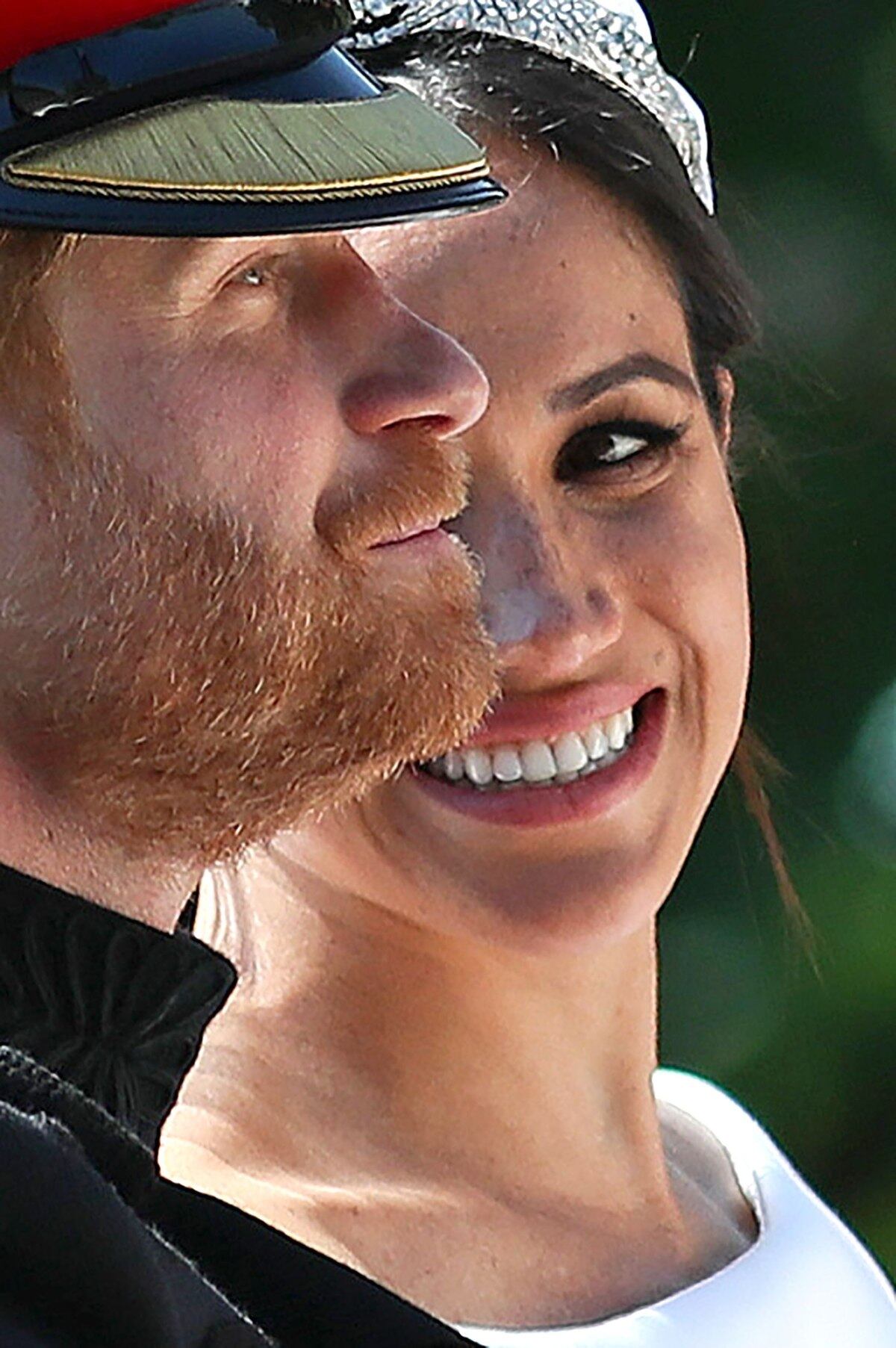 Meghan y Harry en el día de su boda / AFP