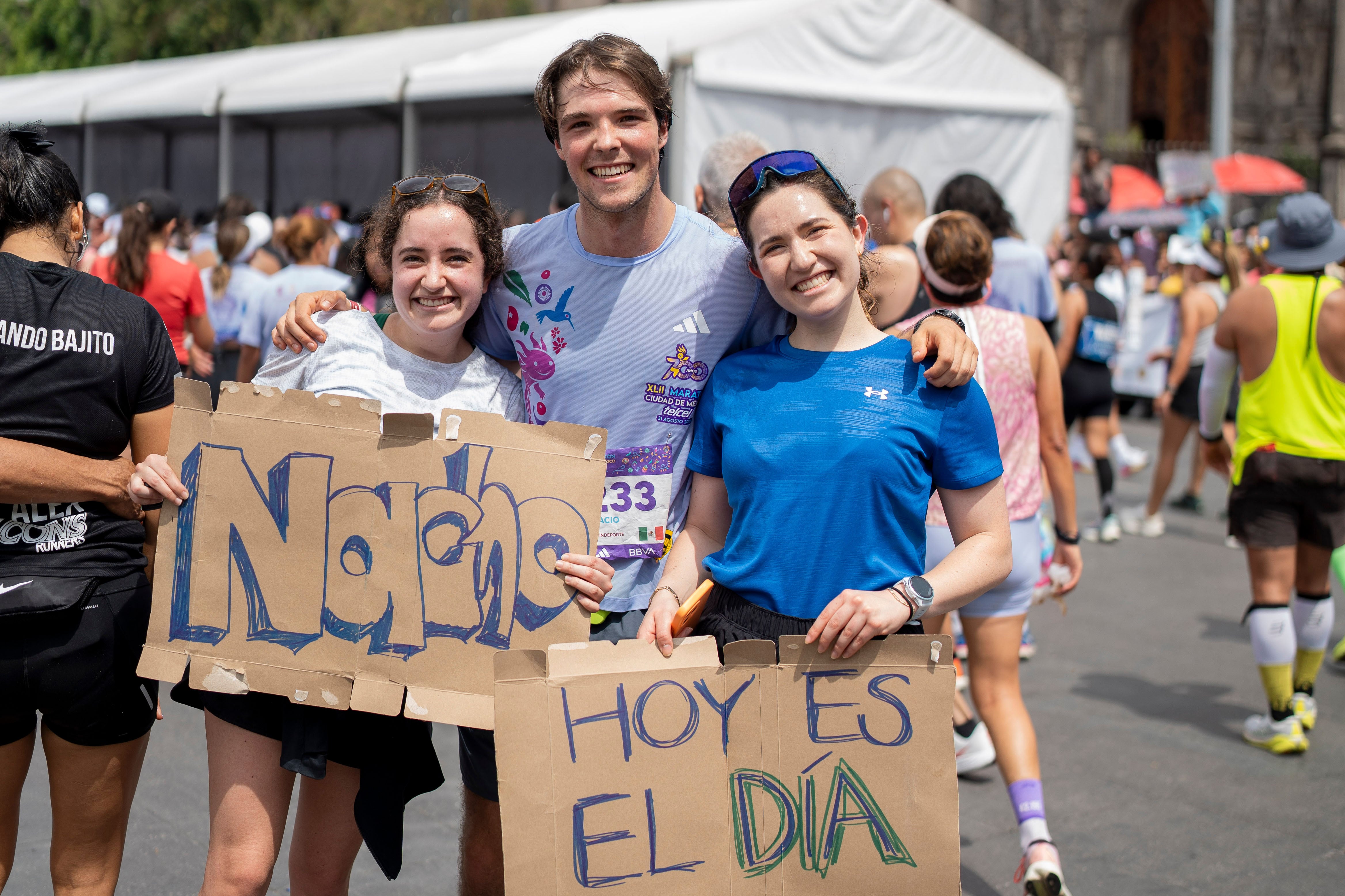Mariana Cuna, Ignacio Giraud y Cristina Acuña. (Foto: Héctor Arjona)