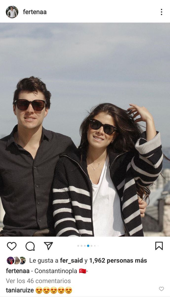 Paulina Peña y Fernando Tena disfrutan su luna de miel en Turquía