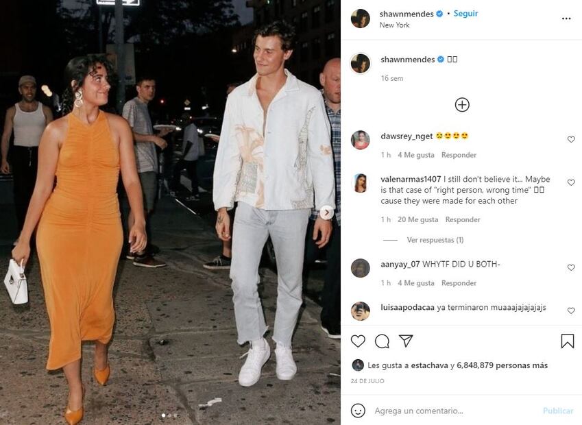 Camila Cabello y Shawn Mendes anuncian su rompimiento