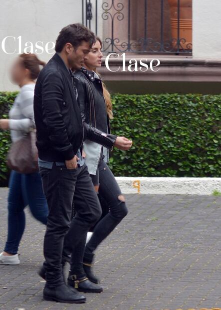 Kuno Becker de paseo en Polanco con ¿su nueva novia?