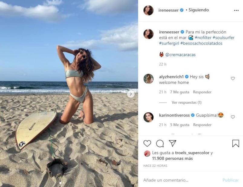Irene Esser, ex nuera de AMLO, luce espectacular en la playa