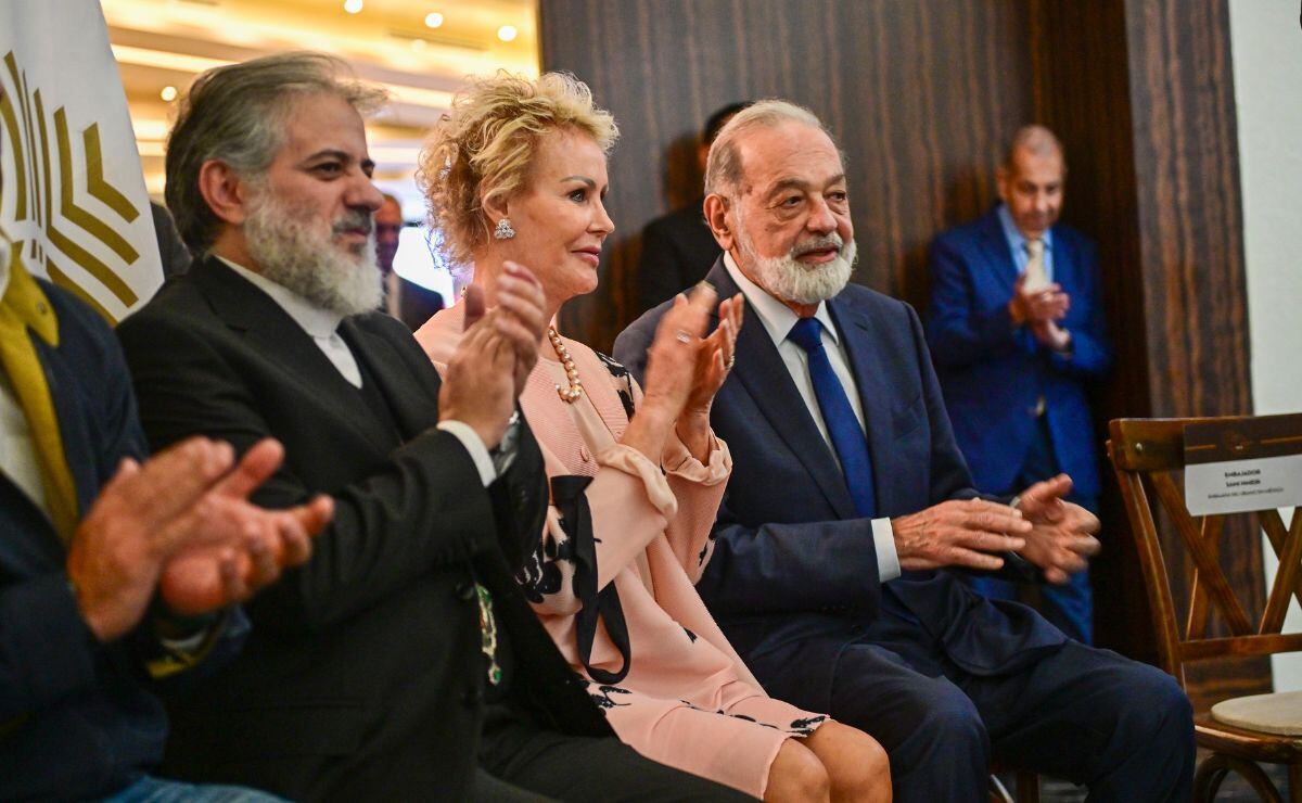 Carlos Slim Helú y Mercedes Sánchez Navarro / Foto: Arturo Quintero