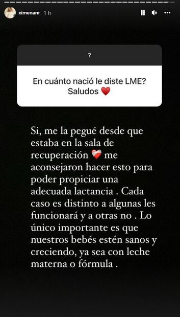 Ximena Navarrete revela varios detalles del nacimiento de su hija