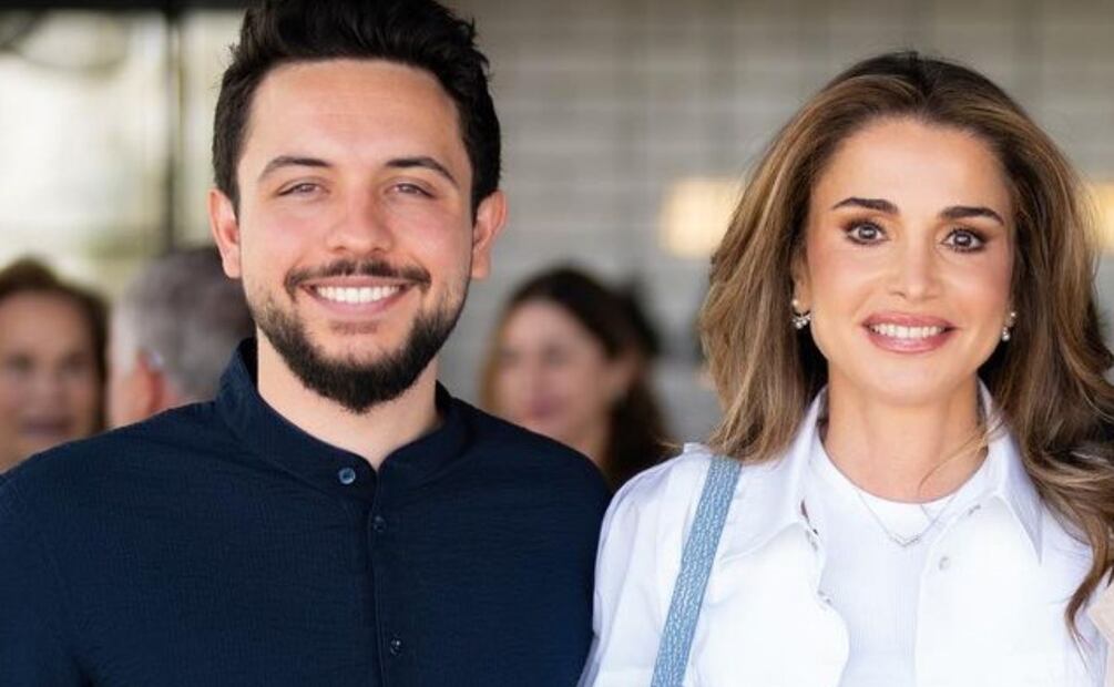 El príncipe Hussein junto a la reina Rania  / Foto: Instagram