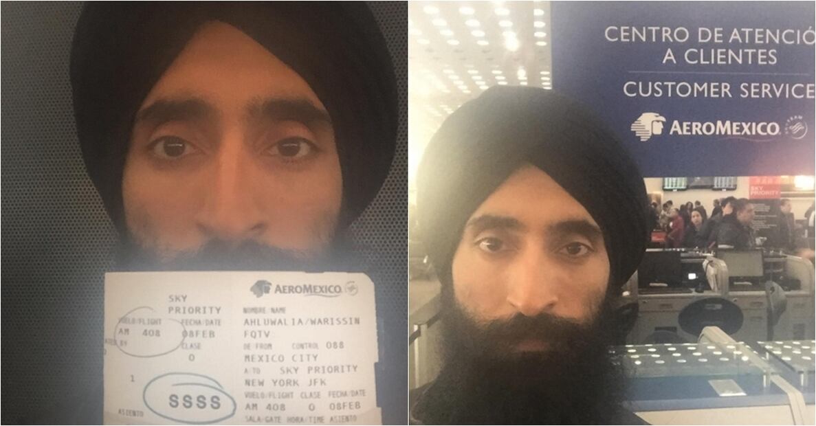 Aeroméxico le niega el servicio al primer modelo sikh de Gap