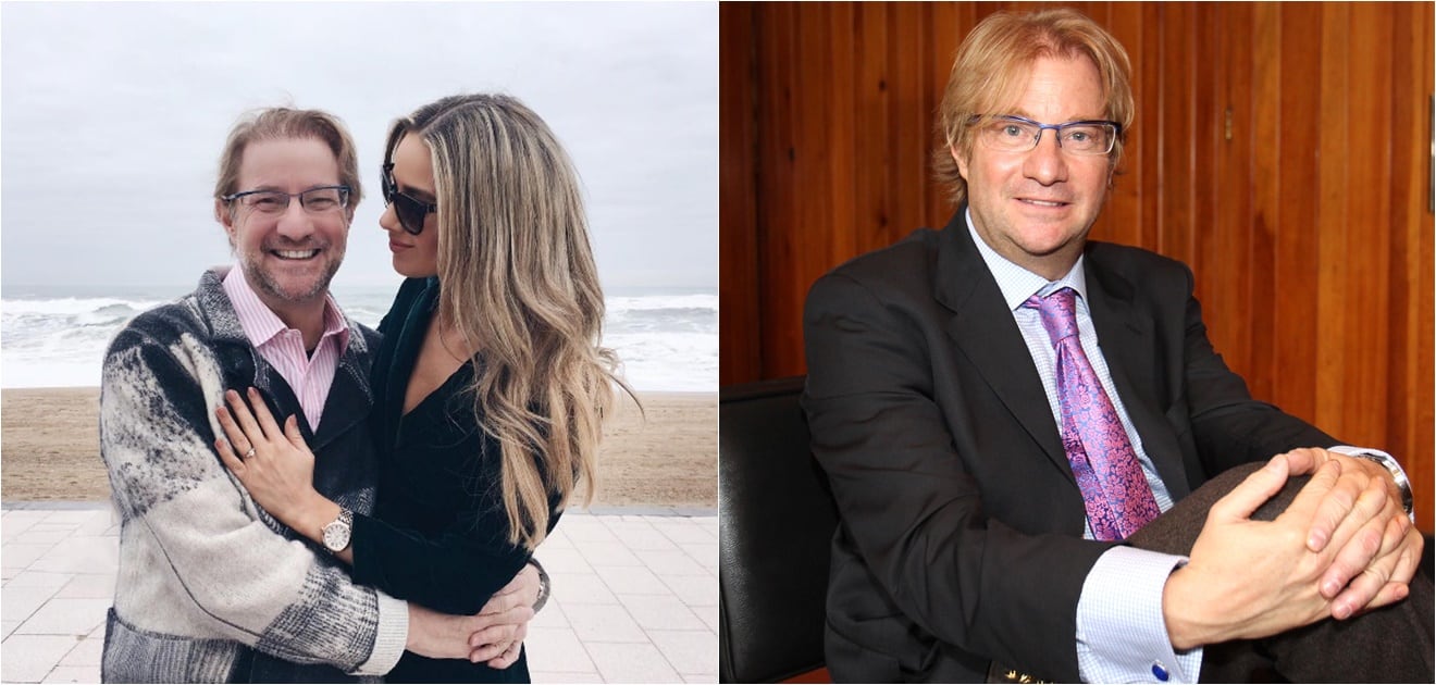 <p>Pamela Cortes compartió la alegría de ser la prometida del amante a la polimatía Andrés Roemer. <strong>(Fotos: Instagram, Archivo El Universal)</strong></p>
