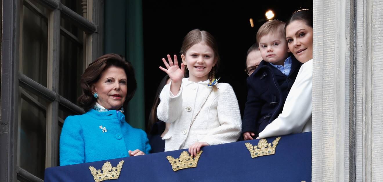 La princesa Estelle de Suecia se fracturó una pierna mientras esquiaba en la nieve