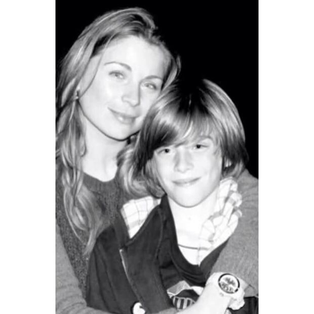Ludwika Paleta y su hijo Nicolás / Foto: Instagram