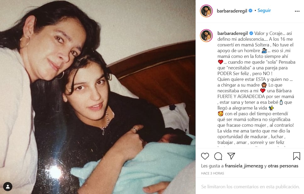 Mar, hija de Bárbara de Regil ¿se operó la nariz?