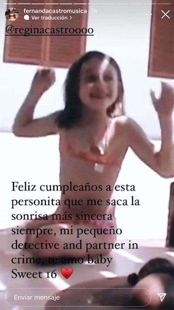 Regina Castro, hija de Angélica Rivera cumple 16 años