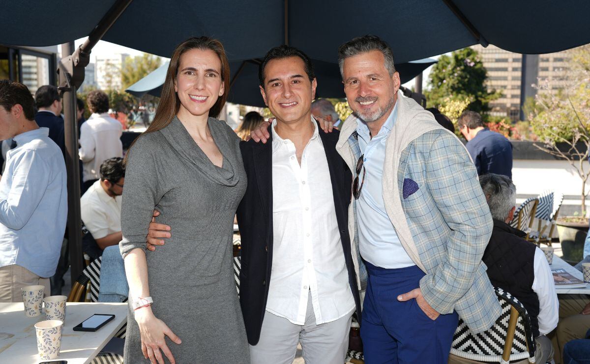 Paulina Seguriano, Sergio González y Marco Valentini / Foto: Leonardo Gómez