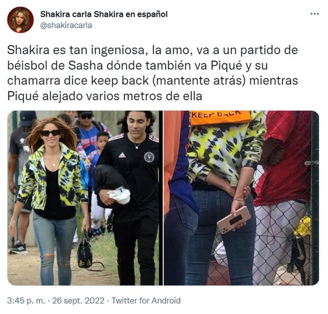 Shakira se reencuentra con Piqué y le manda un contundente mensaje mediante su ropa