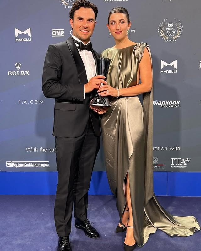 Sergio 'Checo' Pérez y Carola Martínez / Foto: Instagram