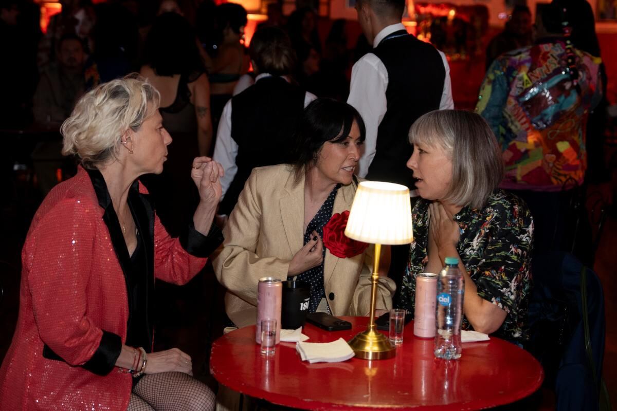 Magali Arriola, María Cristina Herrera y Ana Paula Ruiz Galindo. (Foto: Héctor Arjona)