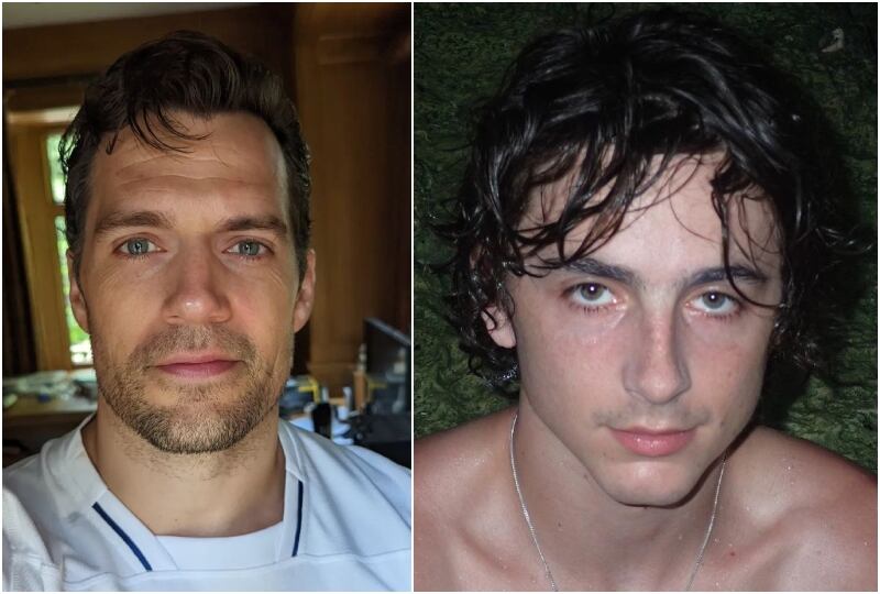 Timothée Chalamet y Henry Cavil/Instagram.