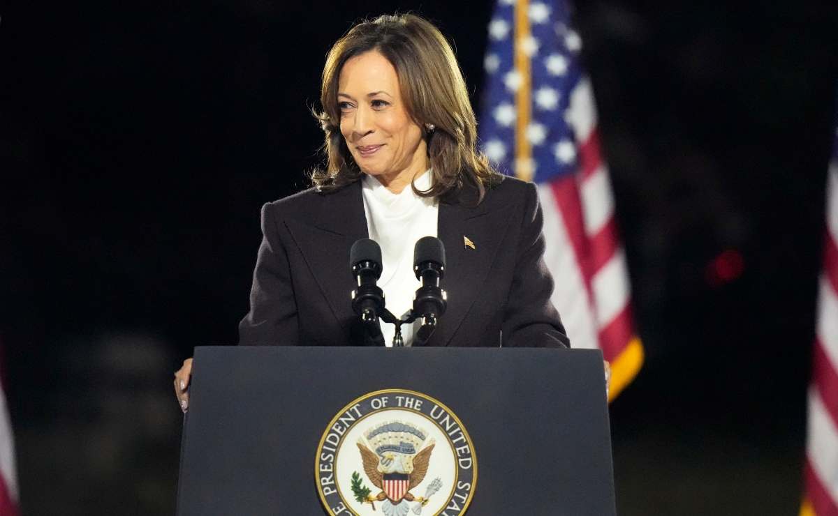 Kamala Harris ilumina la Esfera de Las Vegas 