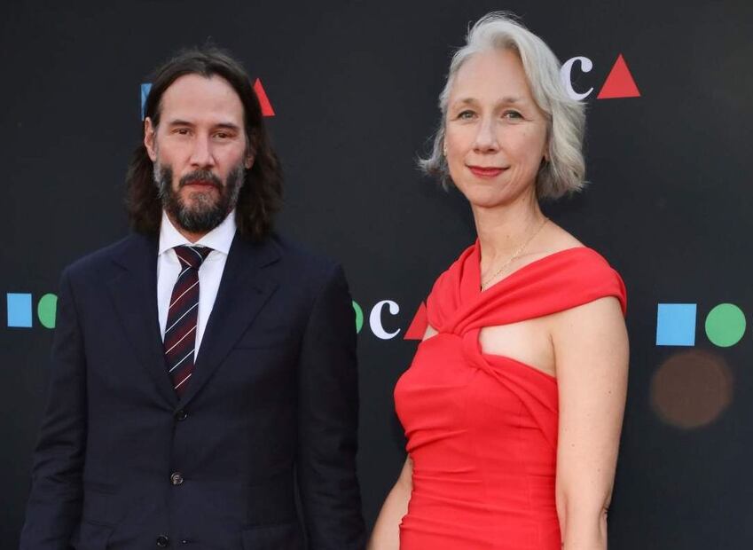 Keanu Reeves reaparece con su novia Alexandra Grant, muy enamorado y feliz
