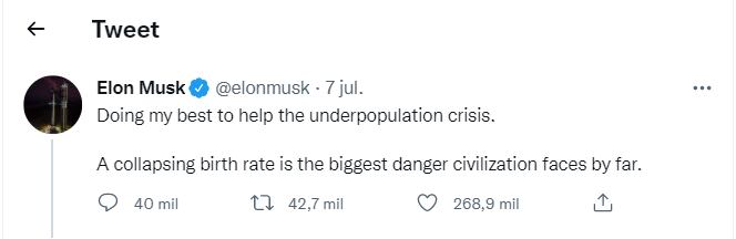 Errol, papá de Elon Musk, le sugiere tener más hijos porque "tiene el dinero"